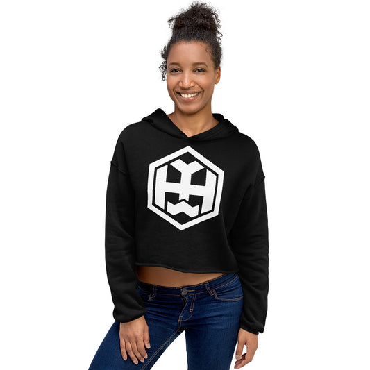 Hold Your Weight Crop Hoodie